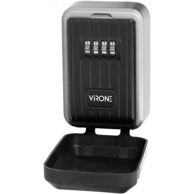Virone Mini sleutelkluis met combinatieslot en rubber cover