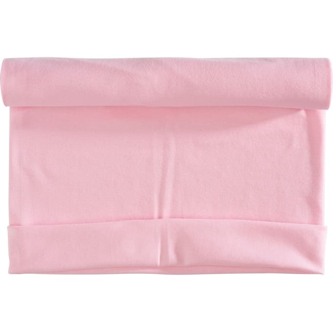 Manchet stof 1x1 rib "Uni" - Rose