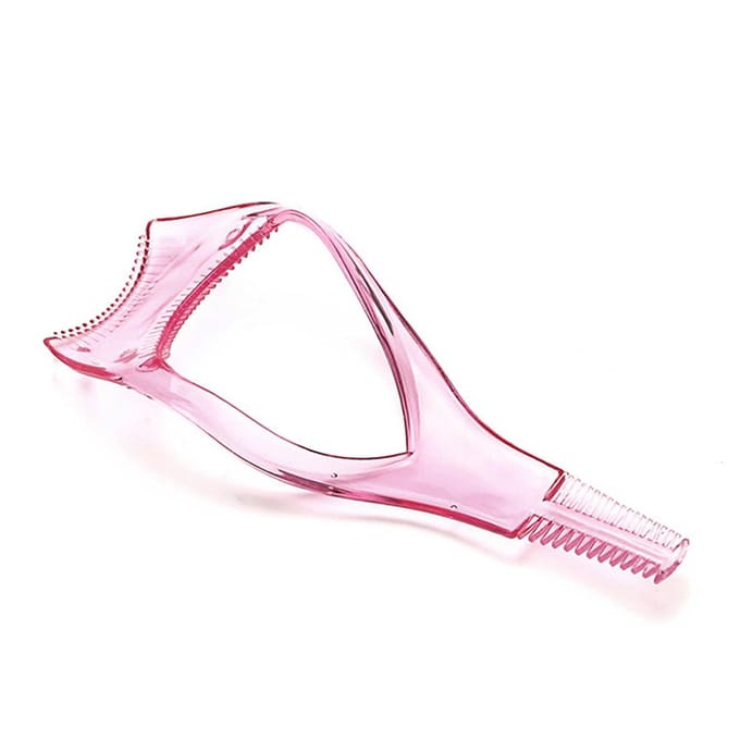 Wimperkaart Cosmetische Mascara Schild Applicator Wimperhulp Gids Wimpers Kam Assistent Gereedschap roze