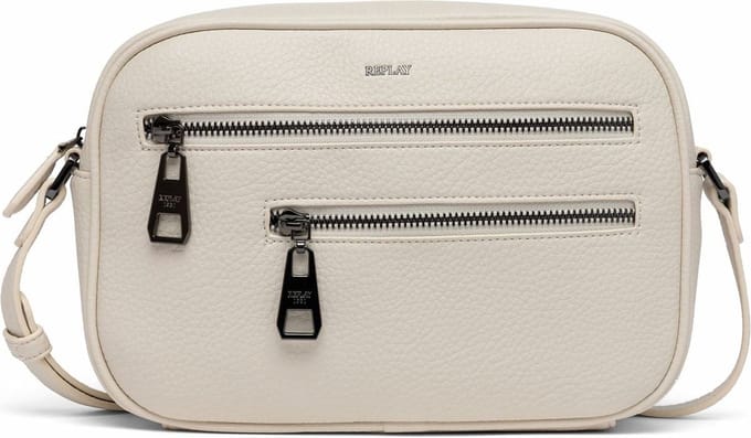 REPLAY Schoudertas Crossbody Bag Birch Crème