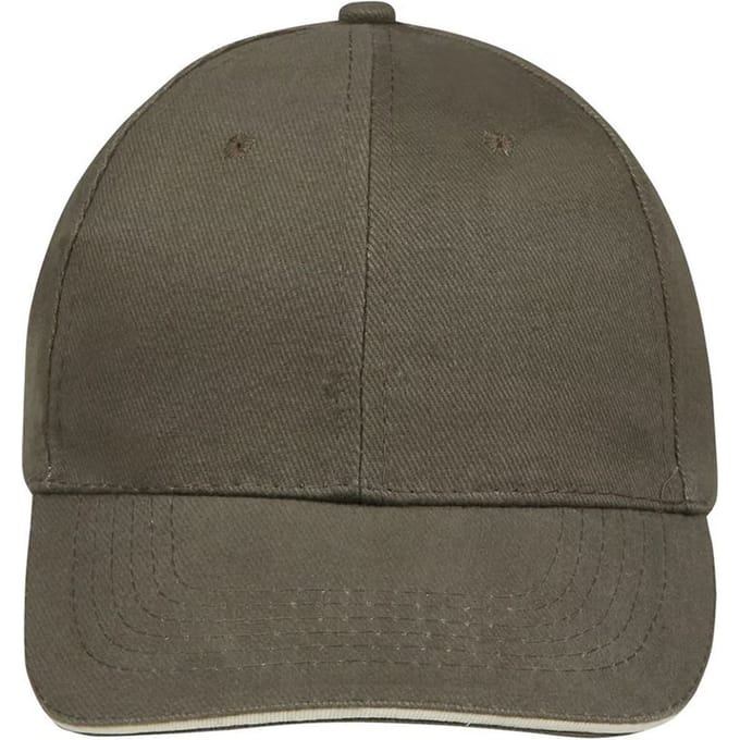 SOLS Buffalo 6 panel baseballpet (Leger)