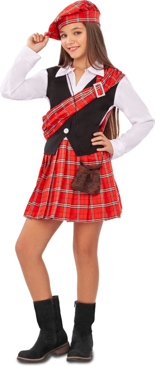 Schotse Highlander Kostuum Meisje - 5-6 Jaar