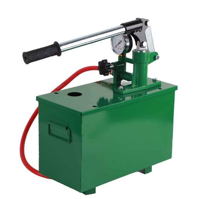 40KG 4MPA Handmatige Druktestpomp Pijpleiding Lektester Hydraulisch Test Handgereedschap black