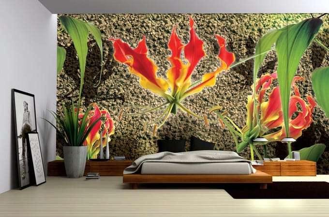 Poster | Groen , Rood | 104 x 70,5 cm