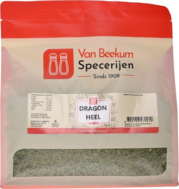 Van Beekum Specerijen - Dragon Heel - 350 Gram (hersluitbare stazak)