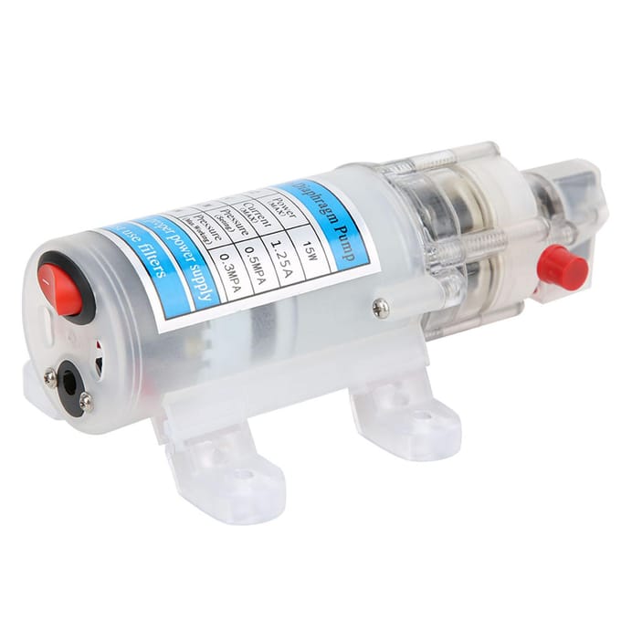 12V 15W Stille Voedselkwaliteit Waterpomp Zelfaanzuigende DC Micro Membraanpomp