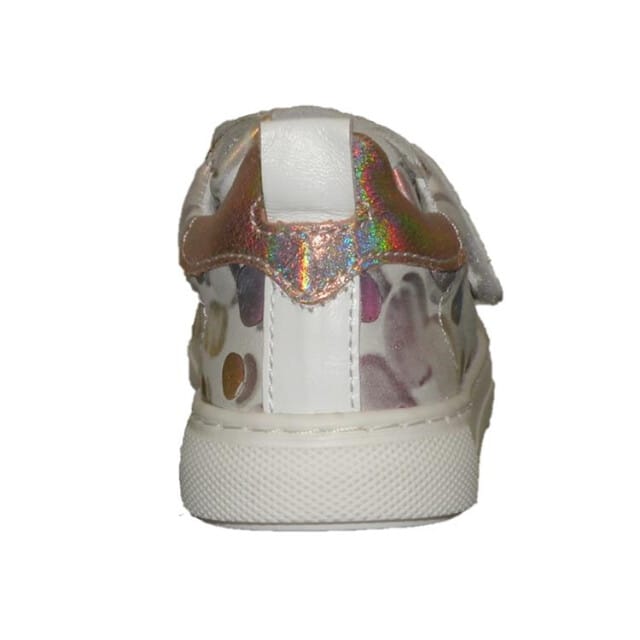 Jochie & Freaks Freaks V Lage sneakers - Leren Sneaker - Meisjes - Wit - Maat 31