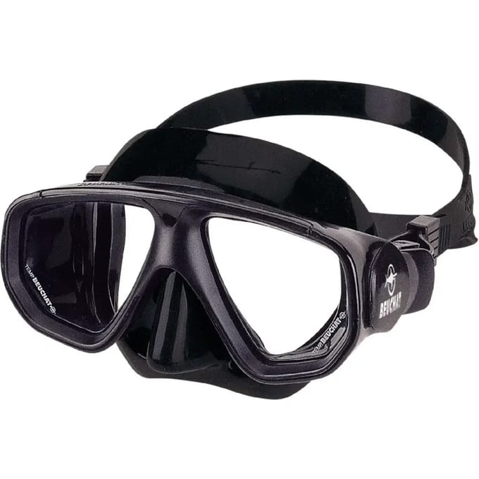 Beuchat Strato Rubber Speervissen Masker Zwart