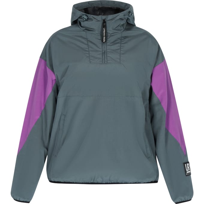 Schmuddelwedda Blouson Dames Grijsblauw kleurblok