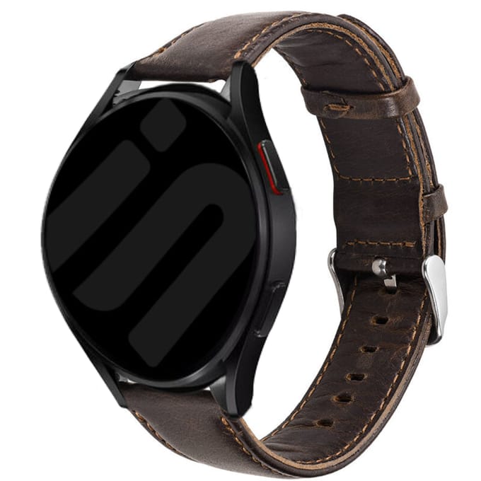Huawei Watch GT 5 - 46mm leren bandje (donkerbruin)