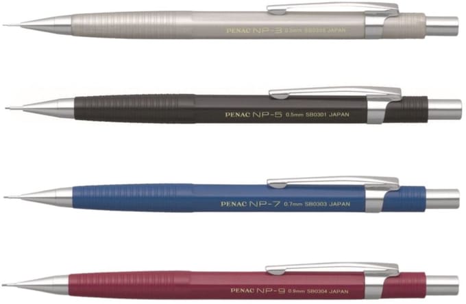 Penac NP Set – Vulpotloden - 0.3 - 0.5 - 0.7 - 0.9 mm – 4 Stuks