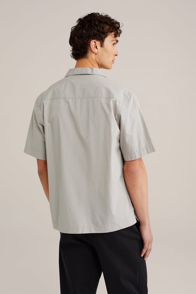 We Fashion Shirt Light Grey Maat: M | Casual Overhemden Outlet | Heren | Grijs
