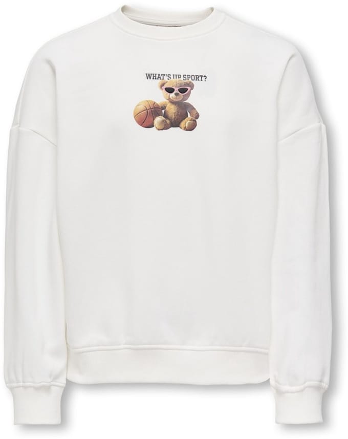 Kids ONLY winter sweater meisjes - wit - KogBila - oversize fit
