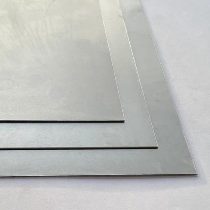 Staal vlakke plaat - 2mm, 400x400mm