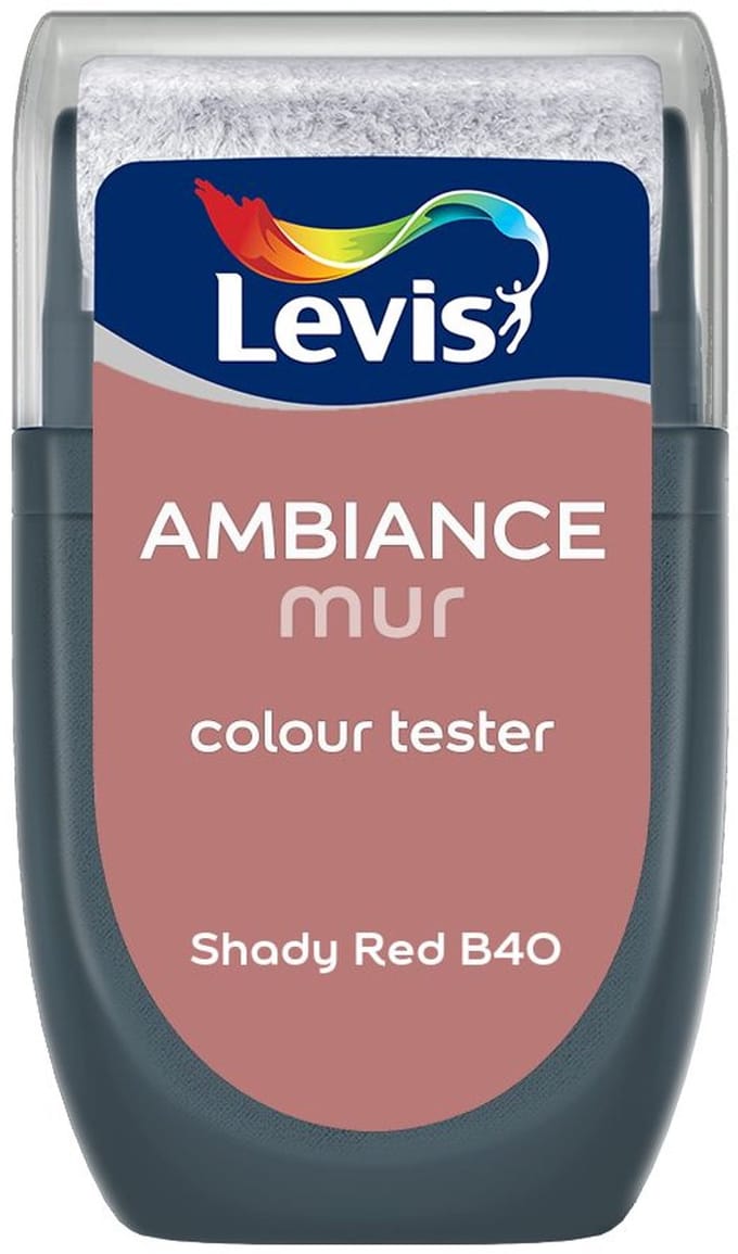 Levis - Muurverf Kleurtester Mat Mix - Shady Red B40 - 30 ML