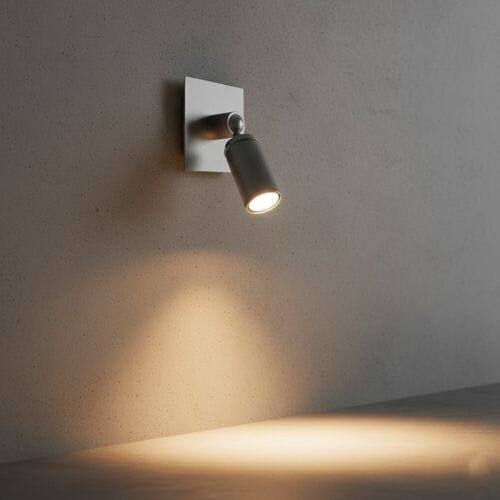 KS Verlichting Opbouwspot Puck Antiek Zilver