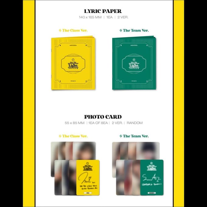 LIGHTSUM [Into The Light] 1e Mini-album Random ver,No poster yellow