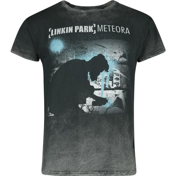 Linkin Park T-shirt - Drip Collage - S tot XXL - voor Mannen - grijs