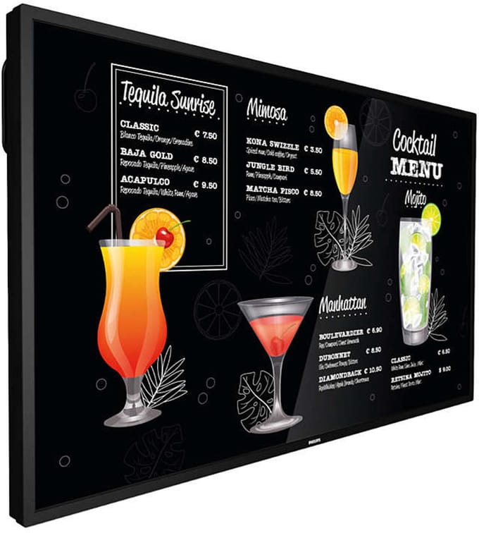 Philips 50BDL3017P/00 beeldkrant Digitale signage flatscreen 127 cm (50") 700 cd/m² 4K Ultra HD Zwart