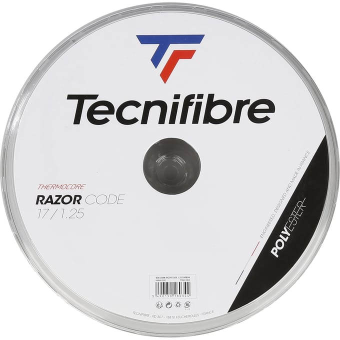 Tecnifibre Razor Code Tennissnaar 200m - Zwart