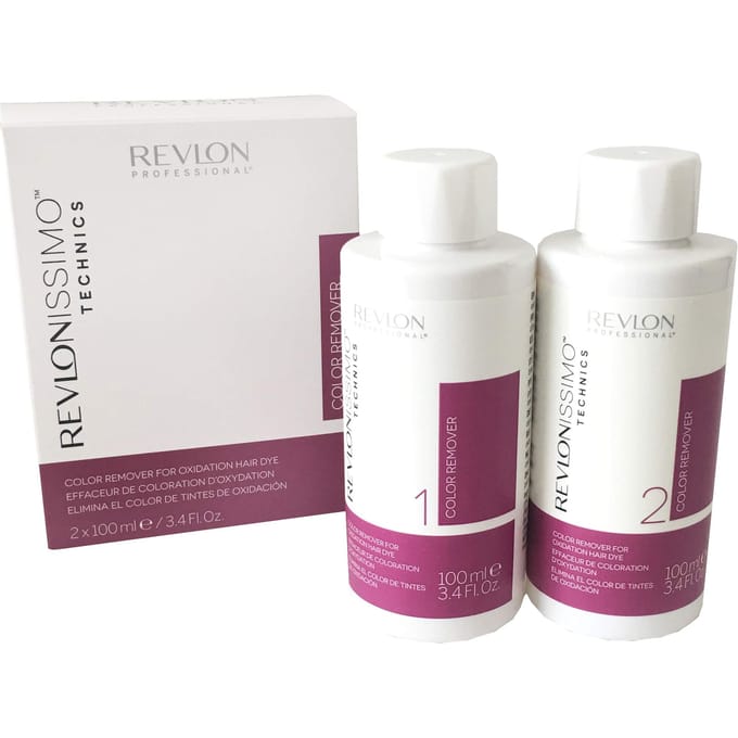 Revlon Revlonissimo Technics Kleurverwijderaar, 1e Component 100ml + 2e Component 100ml (Gerenoveerd product) white