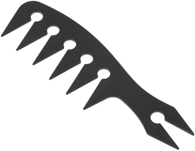 LOUZIR  Draagbare Antiklit salon Kapper Kam - plastic grove- tool hair care styling-