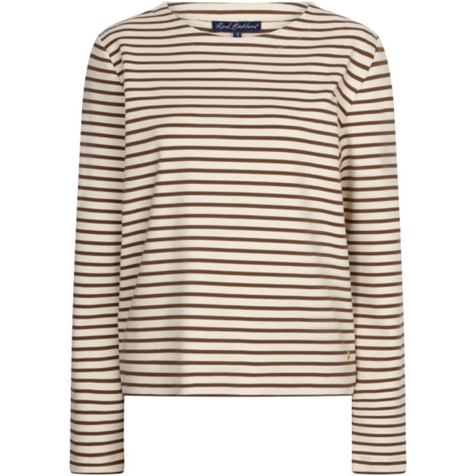 Red Button Rb terry stripe espresso