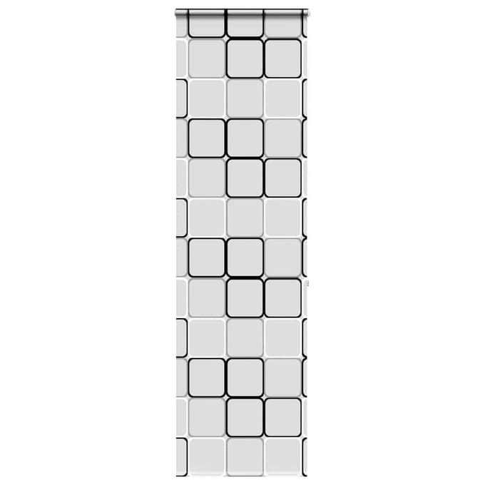 vidaXL - Doucherolgordijn - met - cassette - 80x240 - cm - stofbreedte - 76 - cm