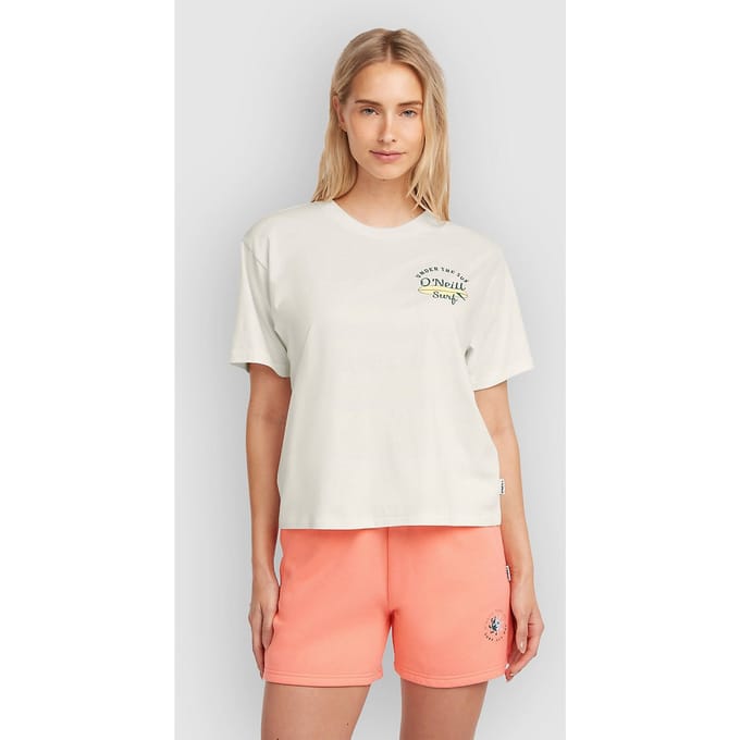 O'Neill Boxy Back Print T-Shirt wit