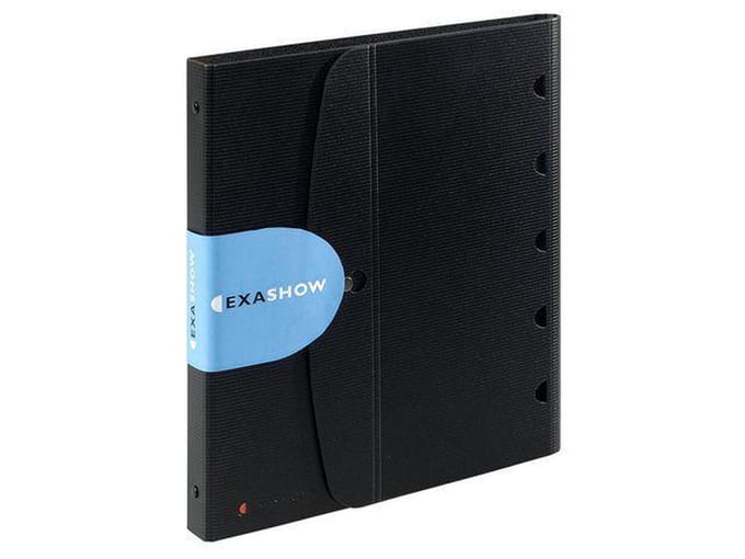Exacompta Exactive® PP Presentatiemap Exashow met 4 ringen van 30mm - A4 - Zwart - 56034E