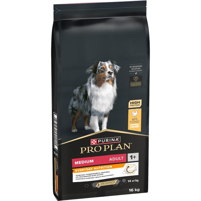 PURINA PRO PLAN Medium Adult Everyday Nutrition - 16 kg