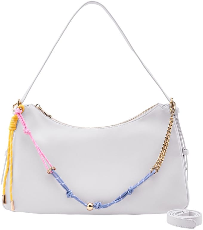 SEIDENFELT MANUFAKTUR schoudertas Deje Shoulderbag Cream White crème