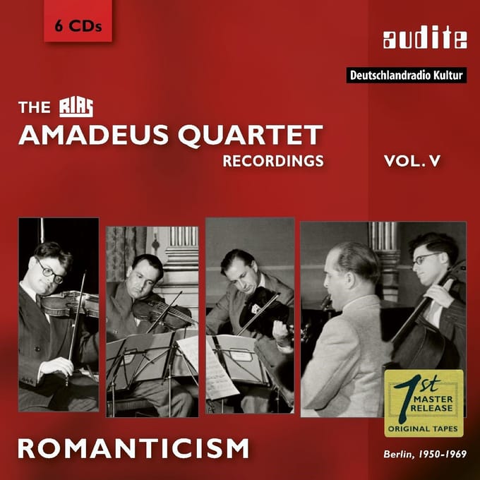Amadeus-Quartett - The RIAS Amadeus Quartet Recordings - Romanticism (6 CD)