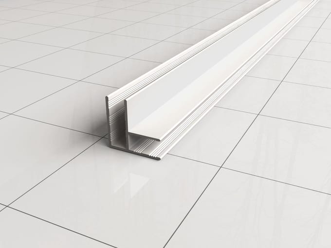 Wiesbaden Comfort hoekprofiel glaswand - Mat Wit