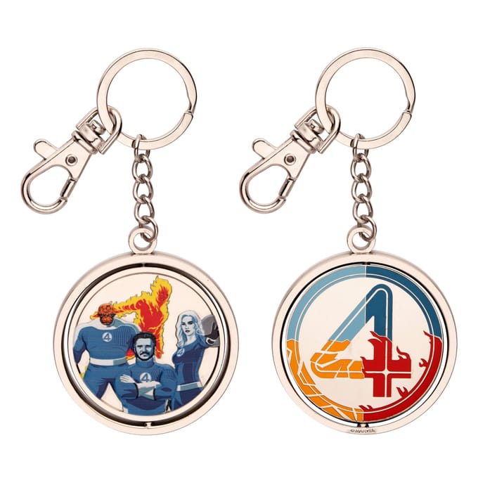The Fantastic Four: First Steps Rotating Keychain