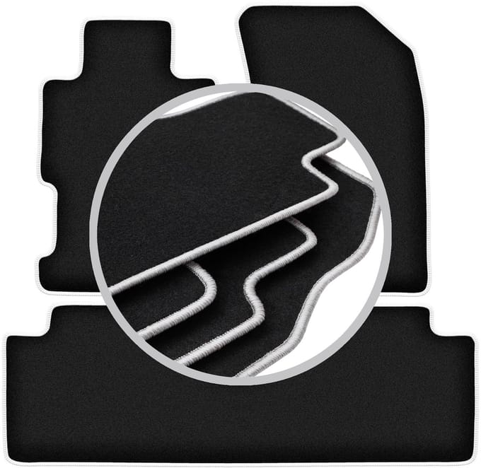 CARLUX-SILVER automatten voor: Honda Civic VII sedan (2001-2005)
