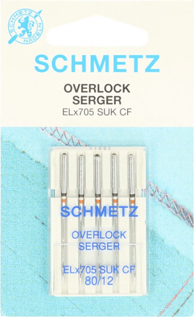 Schmetz Overlock Serger 80/12, ELx705