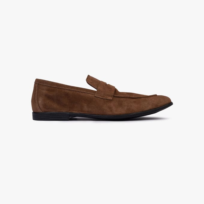 Omnio lars loafers heren tofee suède
