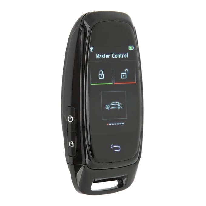 Auto Smart LCD Sleutel Touchscreen Bluetooth 5.0 Verbinding Keyless Entry Soepele Aanraking voor Eén Knop zwart