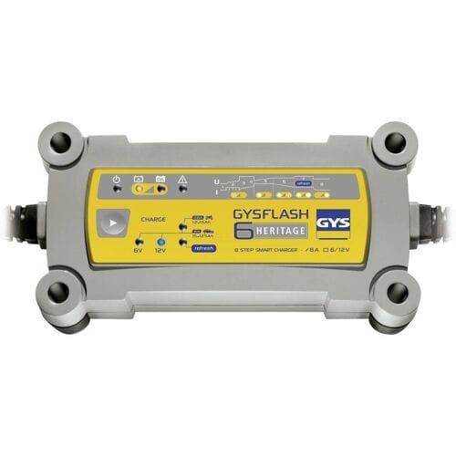 GYSFLASH HERITAGE 6A Druppellader 12 V, 6 V 0.8 A 6 A