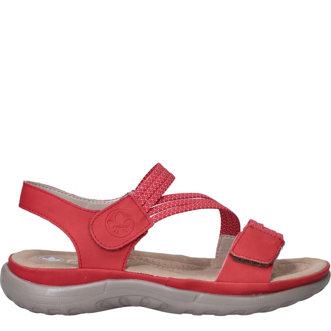 Rieker Sandalen - Dames - Rood - Maat:42