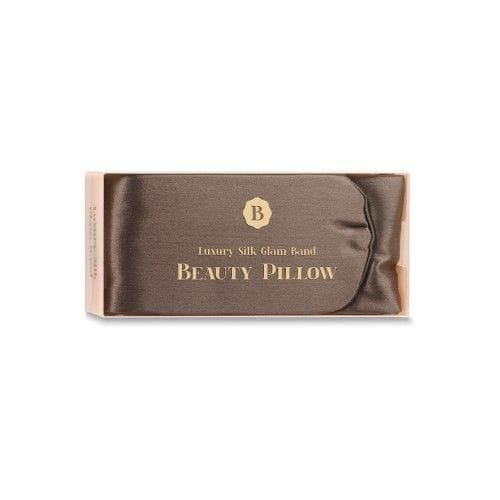 Beauty Pillow – Luxury Silk Glam Band Brown