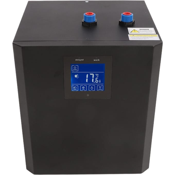 Aquarium Koeler 79 Gallon 300L 1 3 PK voor Hydroponisch Systeem Water Vis Tank Koelsysteem US Stekker 110V black