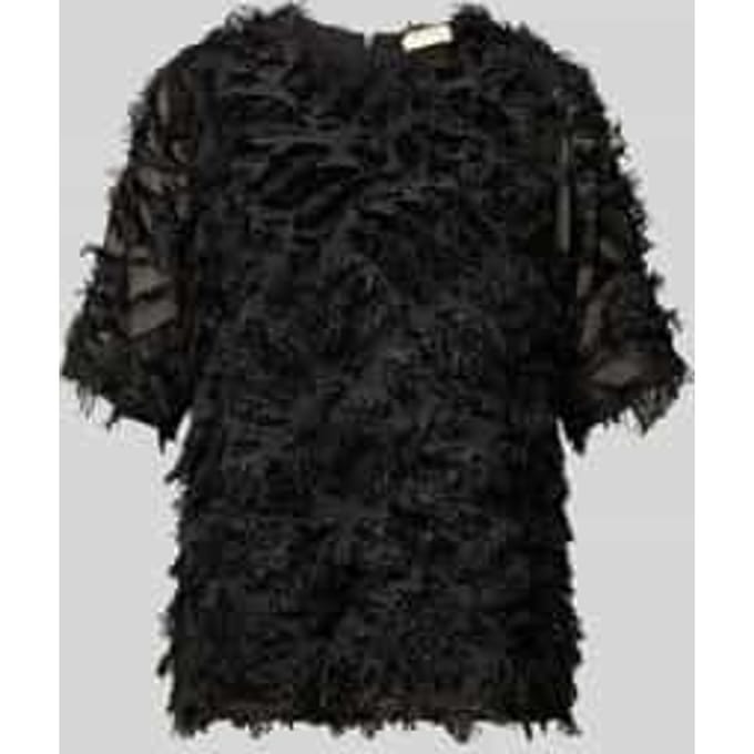 Blouseshirt met siergarnering model 'VILLA'