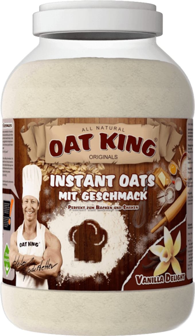 LSP Oat King Instant Flavoured Oats (4000g) Vanilla - Functionele voeding - Supervoeding