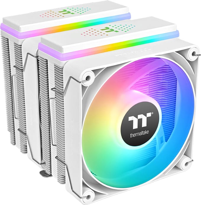 Thermaltake ASTRIA 600 ARGB White Air cooler CPU-koellichaam met ventilator Intel LGA 2066, Intel LGA 2011, Intel LGA 1700, Intel LGA 1200, Intel...