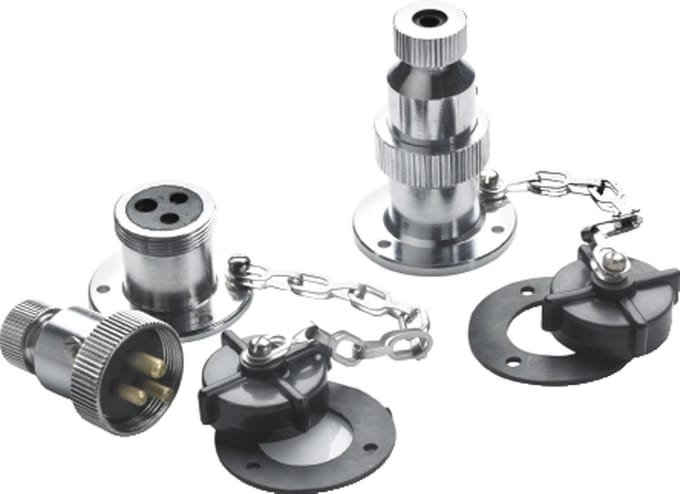 VETUS SC33L waterdicht 5A Stopcontact met 3-polige Stekker