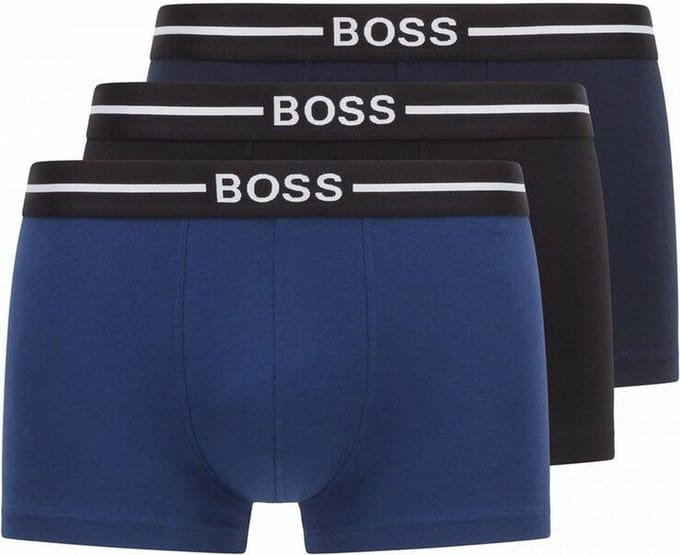 Hugo Boss Trunk Onderbroek - Mannen - Blauw - Zwart - Navy - Wit