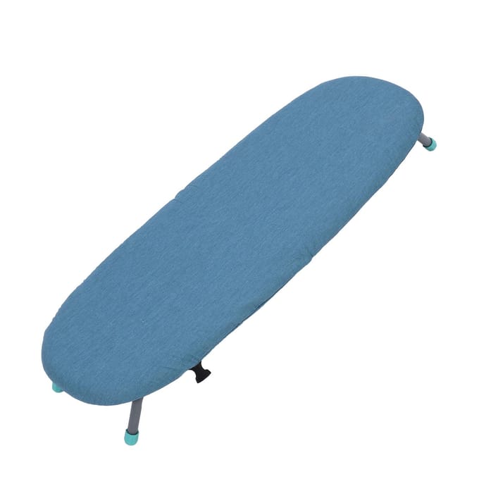 Planche à repasser pliable, pieds antidérapants, hauteur réglable, gain de place, pour petite taille gray