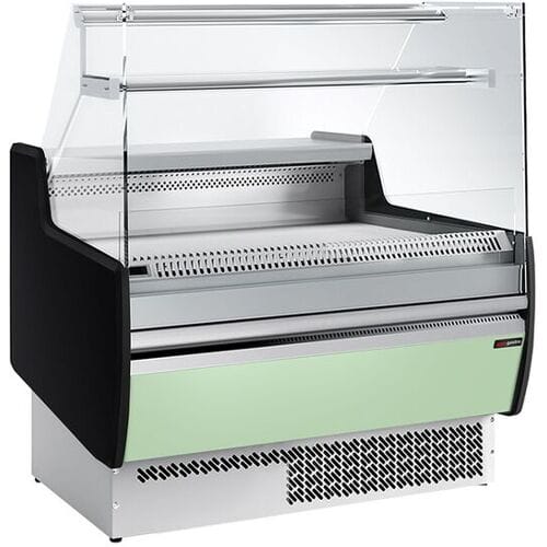 GGM Gastro Kühltheke - 990mm - 1 Ablage - Frontblende Hellgrün